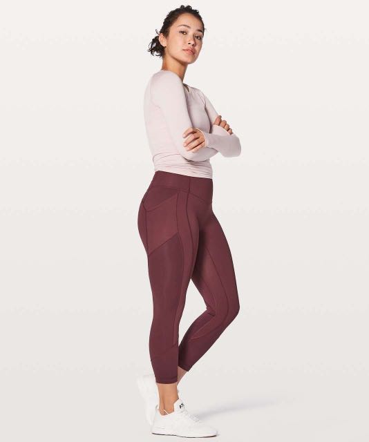 lululemon all the right places 23, Women's Fashion, Activewear on Carousell