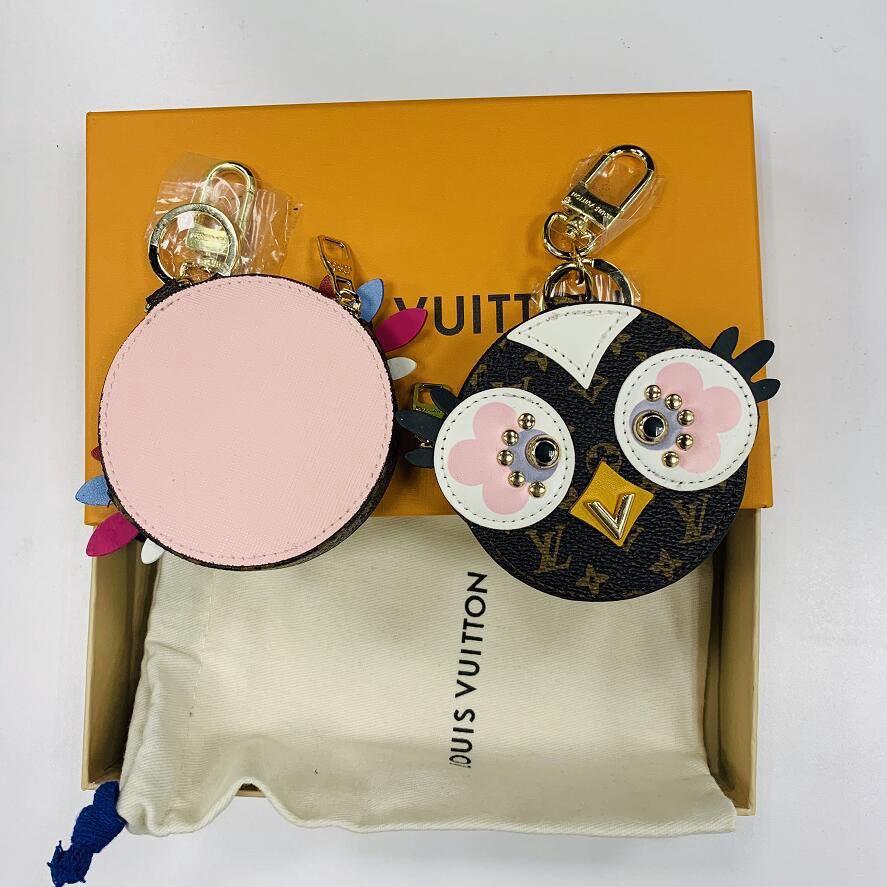 LV Louis Vuitton Love bird / owl coin purse / pouch / keychain / key holder,  Women's Fashion, Bags & Wallets, Purses & Pouches on Carousell