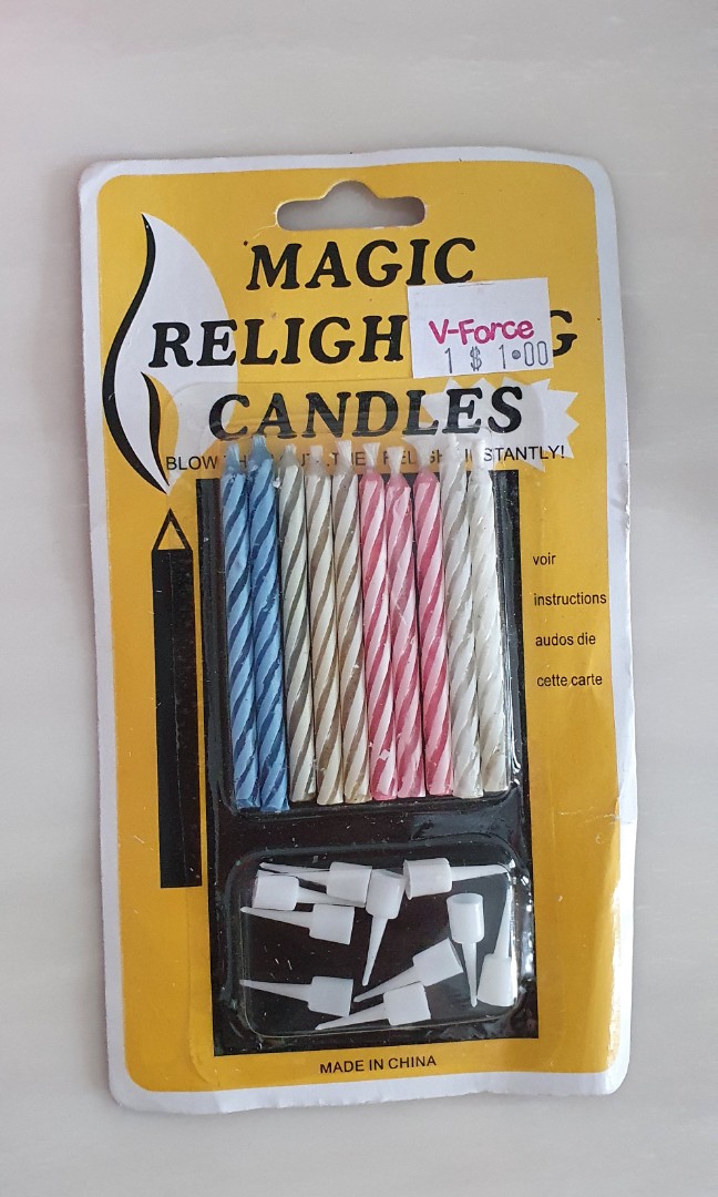 Magic Relighting Candles, Everything Else on Carousell