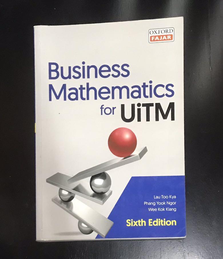 Mat112 Business Mathematics Uitm Book Textbooks On Carousell