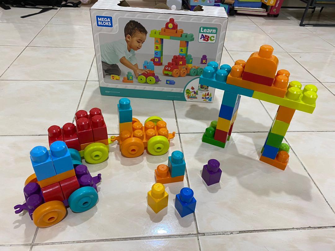 Mega Bloks ABC learning train Hobbies Toys Toys Games on