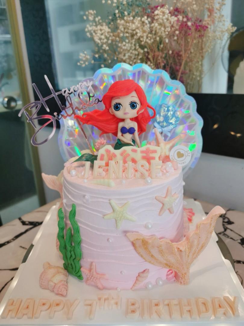 EASY TUTORIALS DECORATING | ARIEL LITTLE MERMAID CAKE | HOW TO MAKE -  YouTube