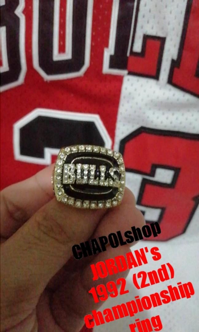 michael jordan nba championship rings (Category: Rings) located in Pasig City. Submitted by cha22pol (Listing ID 1123974517, Image 3). Description: available for pre order MICHAEL JORDAN chicago bulls championship rings *1991 *1992 *1993 *1996 *1997 *1998 price: 500 (each) pm me if interested. *you can check my fb acct for legit check (Paul Roxas/chapol shop).