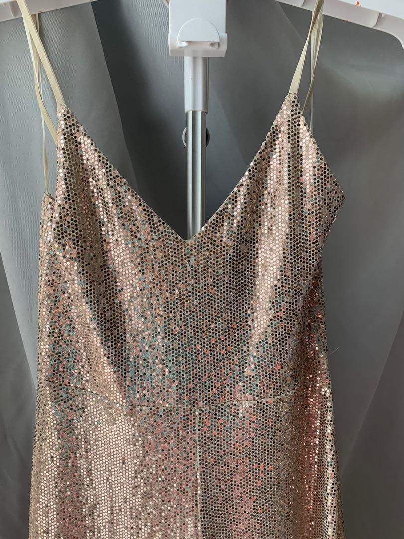 Miss selfridge outlet sequin playsuit