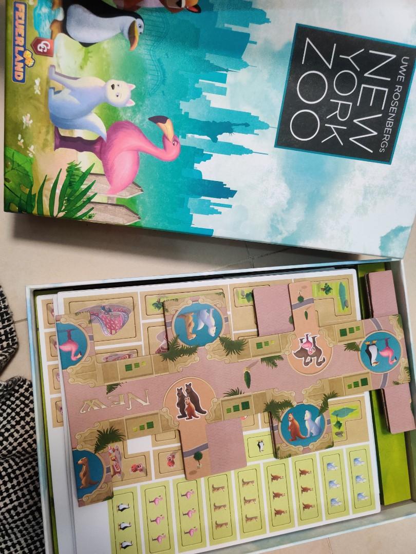 New York Zoo Board Game, 興趣及遊戲, 玩具& 遊戲類- Carousell