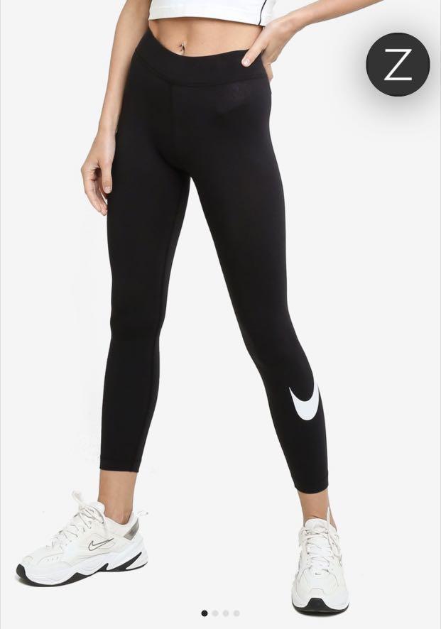 nike tights black