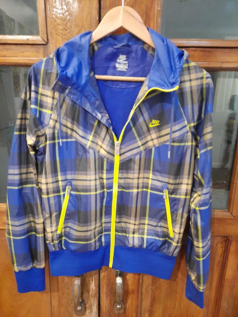 Plaid nike jacket top