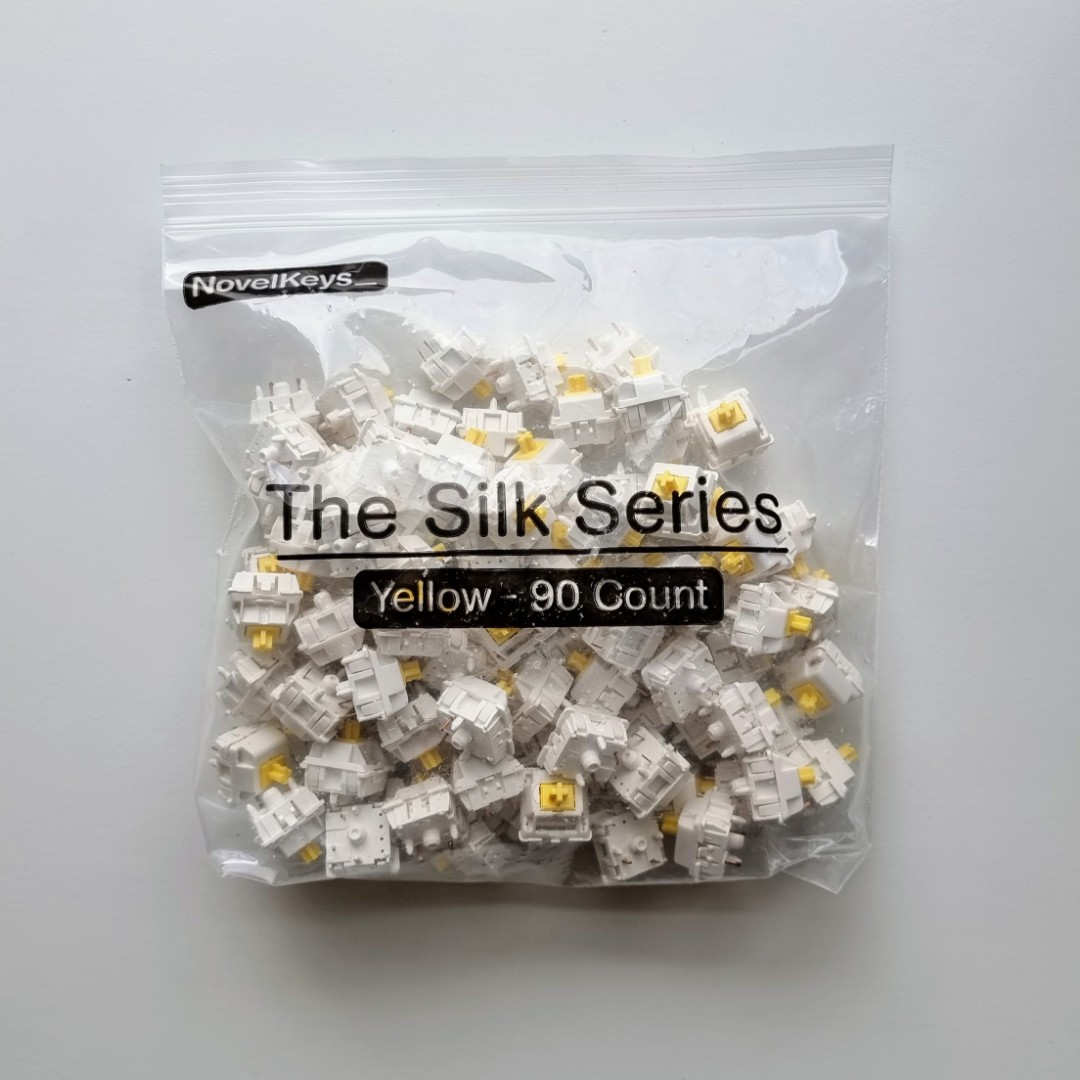 [Price reduced] Novelkey Silk Series (Yellow) switches for mechanical