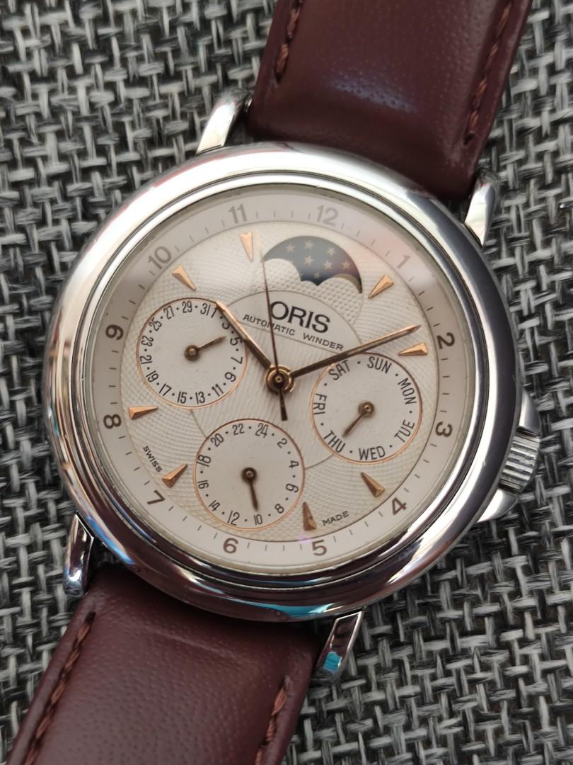 oris automatic moonphase