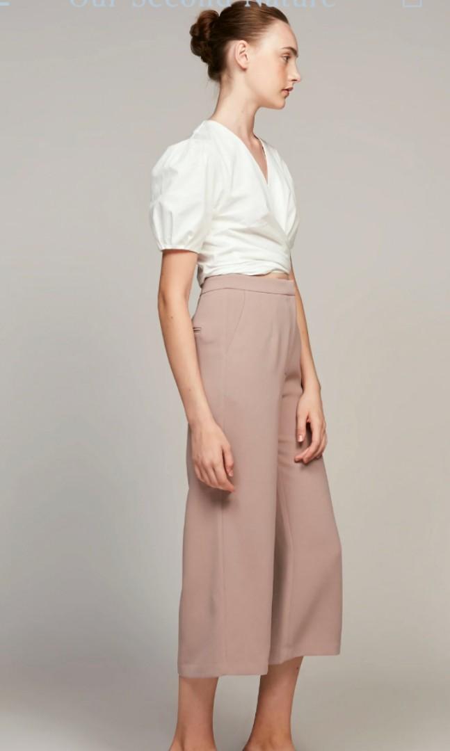 Crepe High-Waisted Pants - Our Second Nature