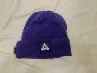 Palace gore tex 紫色毛帽