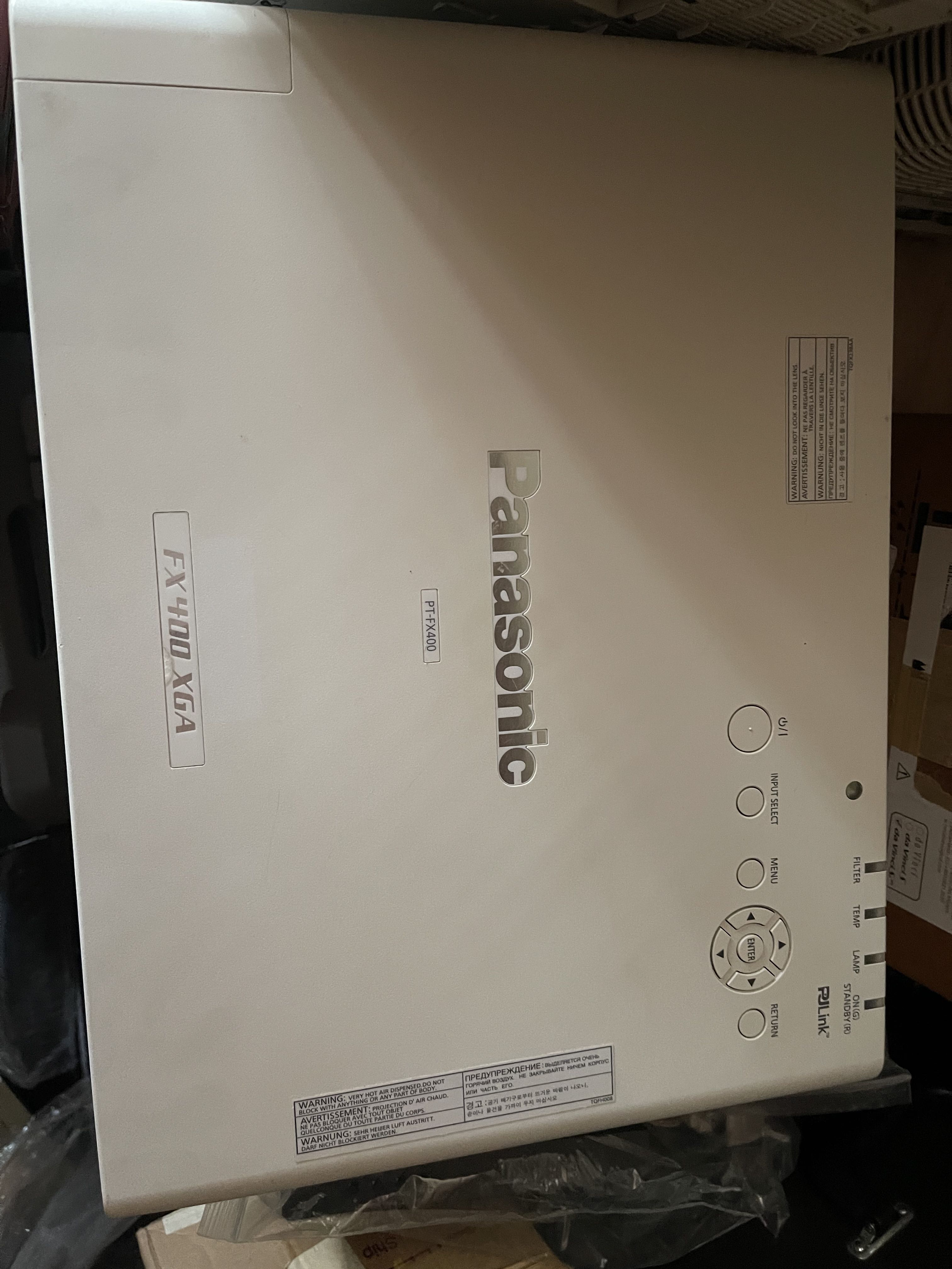 Panasonic Projector FX400 XGA, TV & Home Appliances, TV & Entertainment
