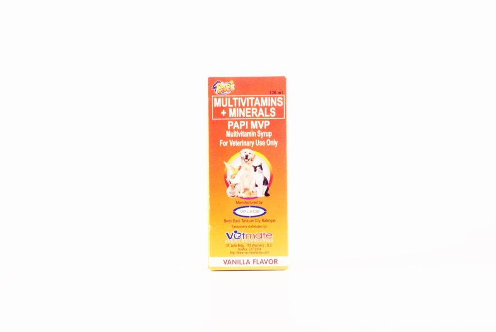 Papi MVP Multivitamins Syrup for Pets Vanilla Flavor 120ml Pet Supplies Health Grooming on Carousell