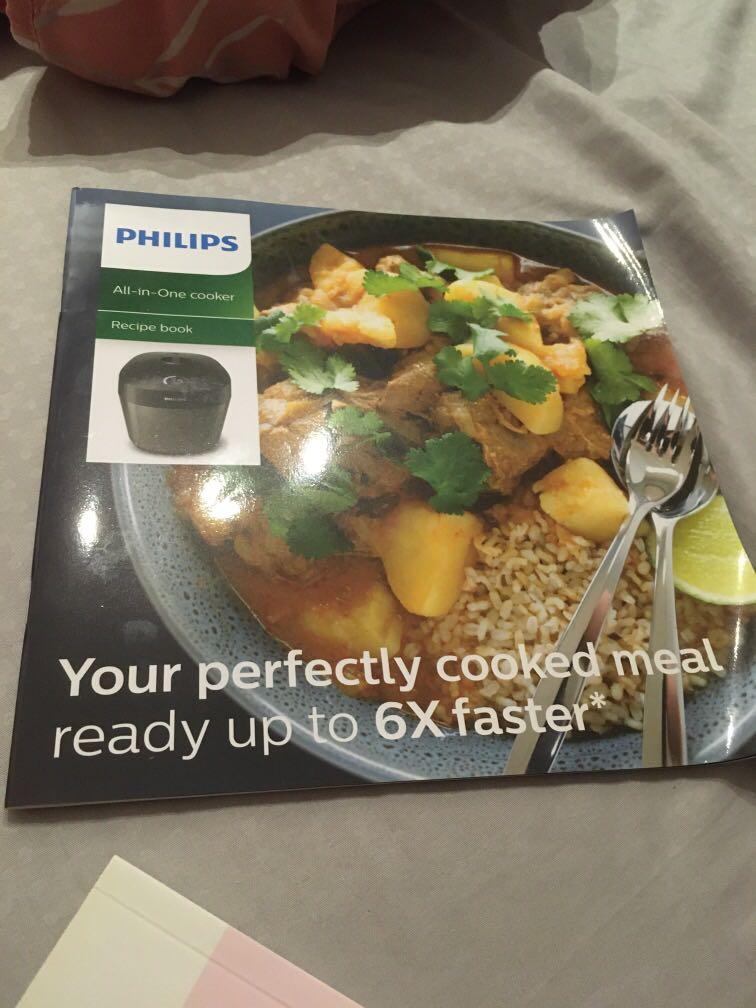Philips pressure best sale cooker recipe book