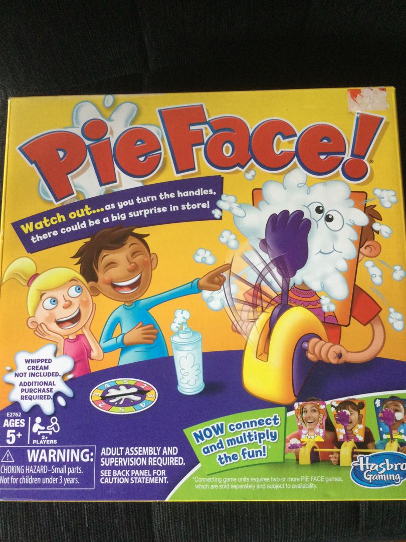 Pie face game for two top