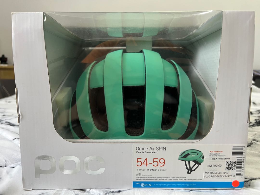 Poc omne air spin green sales matt