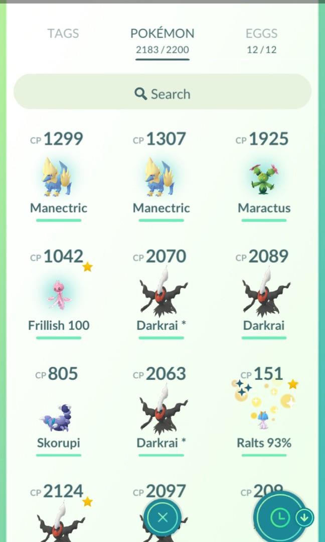 Pokemon GO | CONTA POKEMON GO LV 46 DE 2016 +300