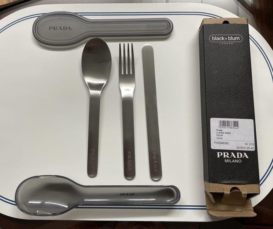 Prada Black + Blum Utensils set, Furniture & Home Living, Kitchenware &  Tableware, Other Kitchenware & Tableware on Carousell