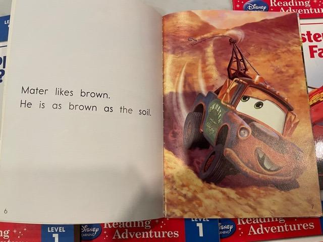 (PRE-LOVED) Step into Reading Level 1 Lighting McQueen Books, Hobbies ...