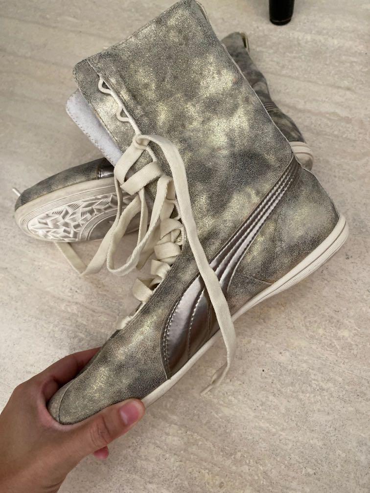 Puma hi top shoes store