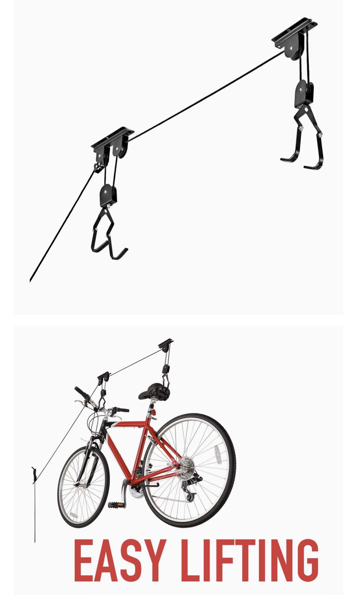 Racor bike lift bike storage bike rack, Sports Equipment, Bicycles