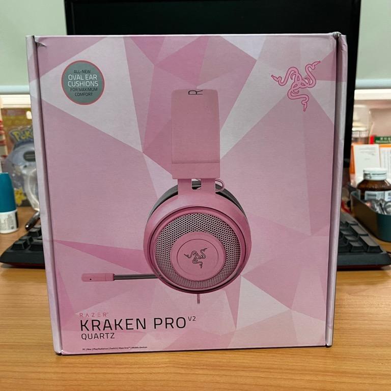 Razer kraken pro v2 quartz 2025 pink