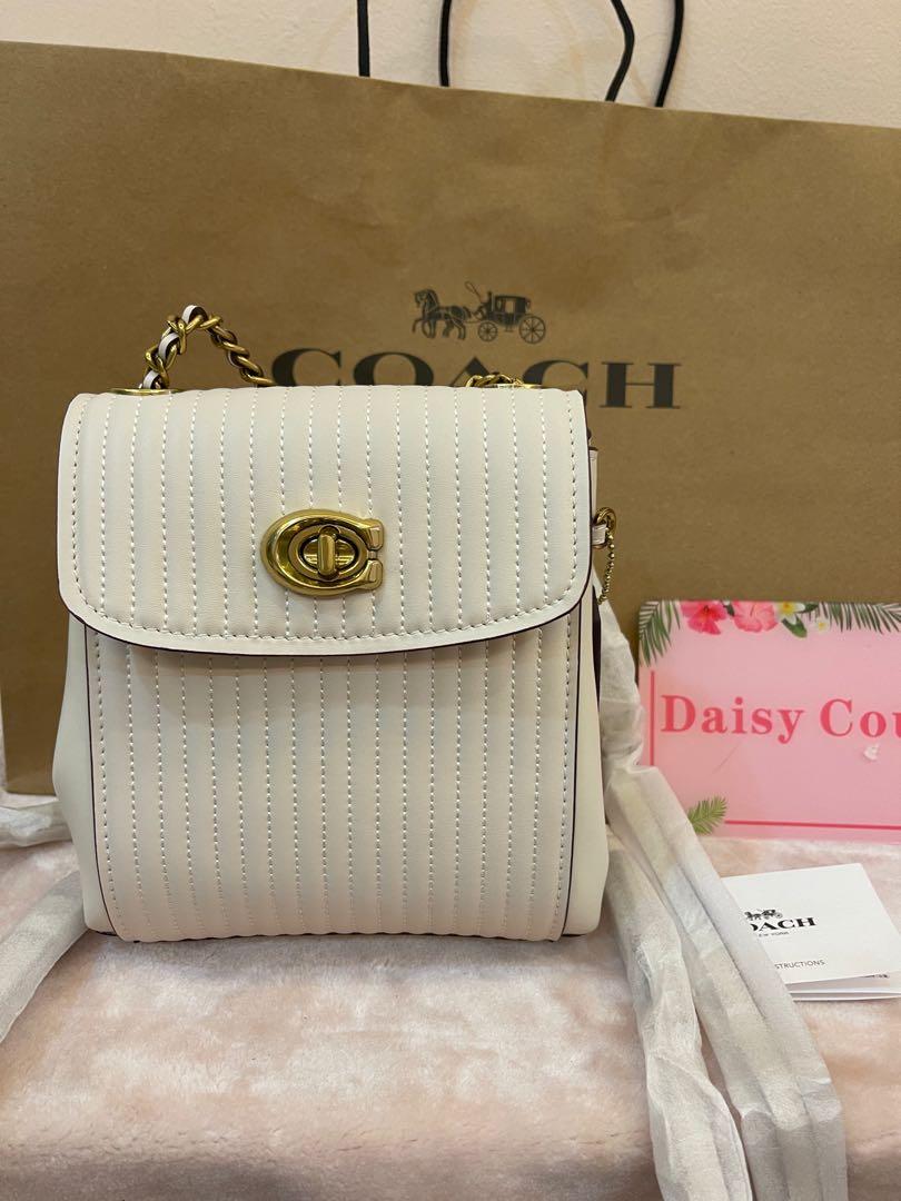 Coach parker on sale quilted backpack
