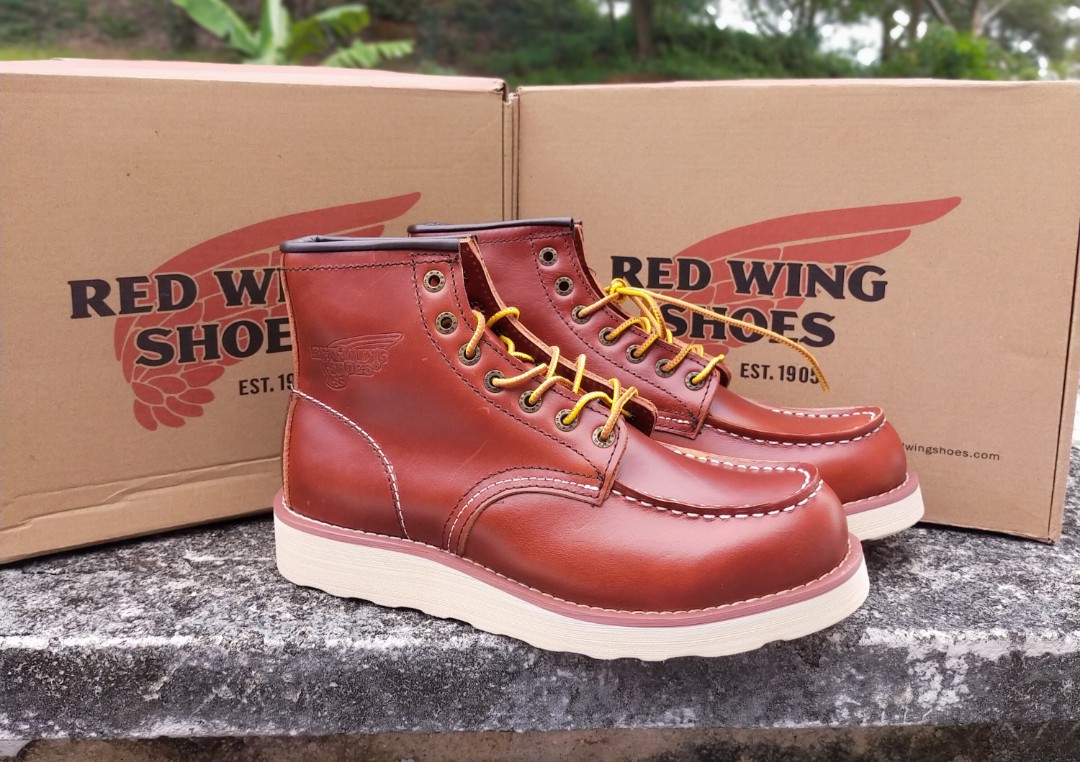 red wing boot, Men's Fashion, Footwear, Boots on Carousell