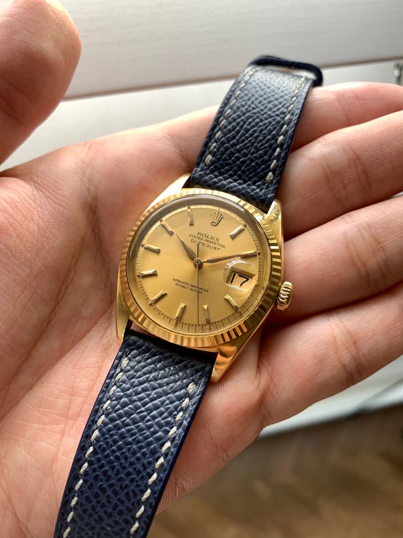Rolex 1601 datejust 18k solid gold Luxury Watches on Carousell