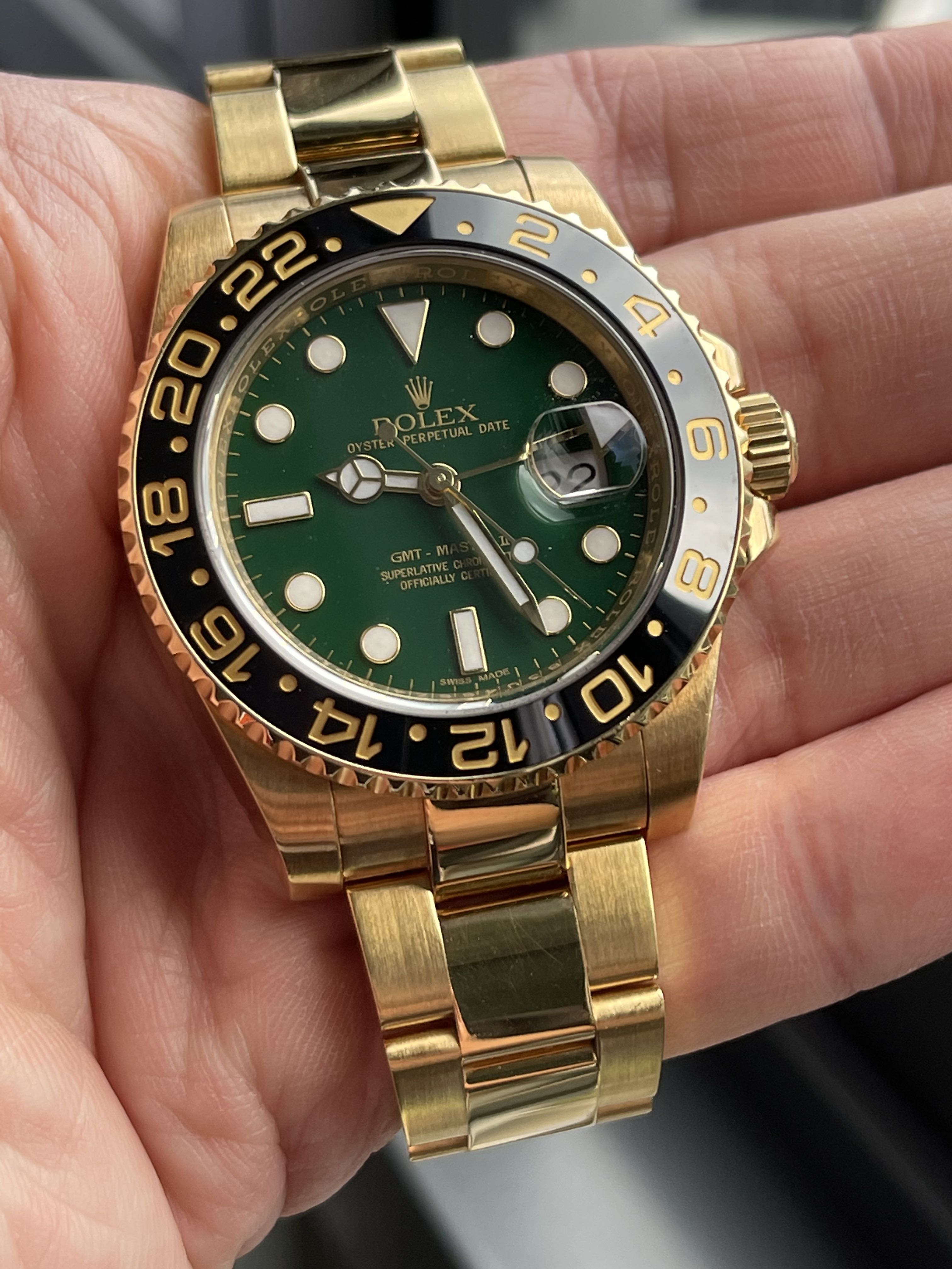 Gmt master ii new arrivals green dial