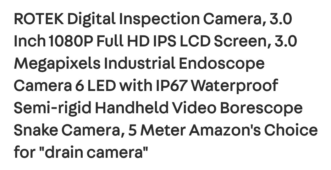 ROTEK DIGITAL ENDOSCOPE, Everything Else on Carousell