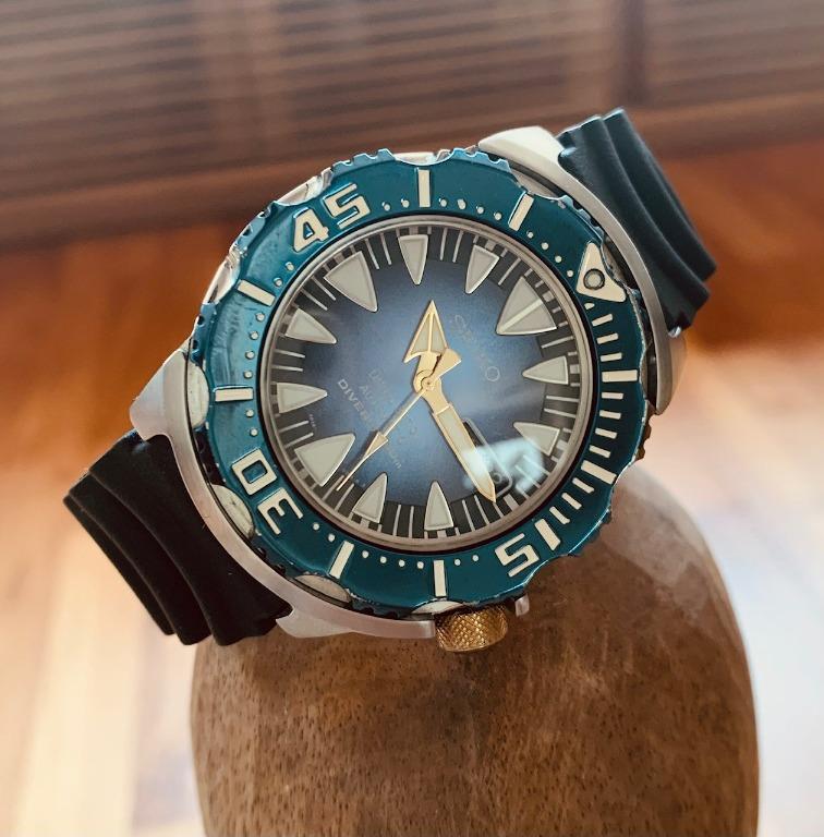 Seiko Blue Monster 100th Anniversary SRP455K1 Luxury Watches on