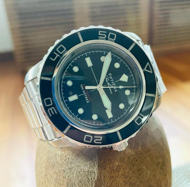 Seiko Fifty Five Fathoms SNZH55 Mod, Luxury, Watches on Carousell