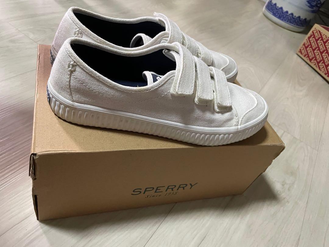 Sperry Crest Loop White Women s Fashion Footwear Sneakers on