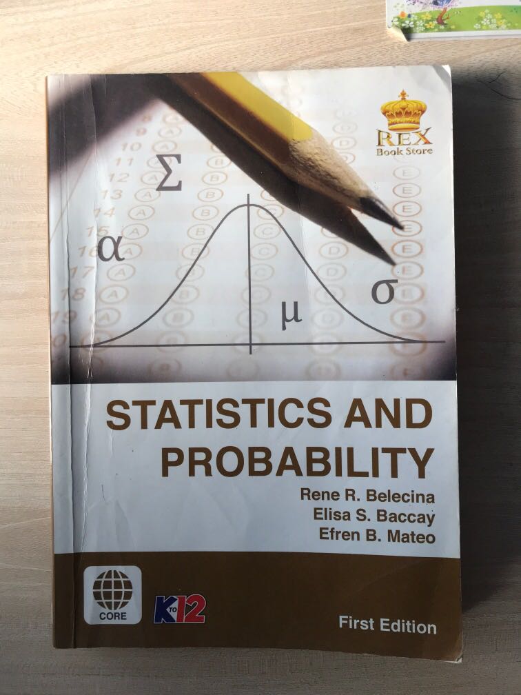 Statistics and Probability SHS Textbook, Hobbies & Toys, Books ...