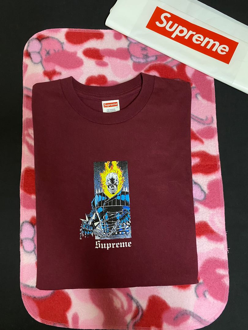 Supreme ghost rider tee discount