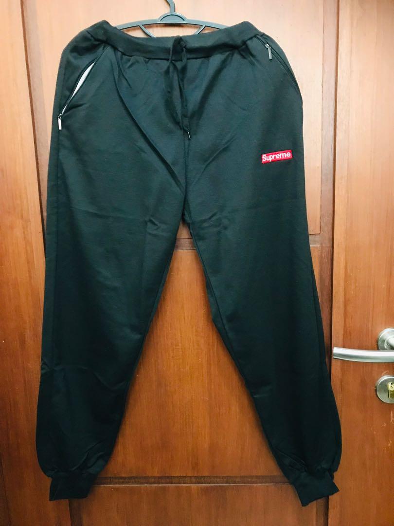 SUPREME Jogging Pants, Fesyen Pria 