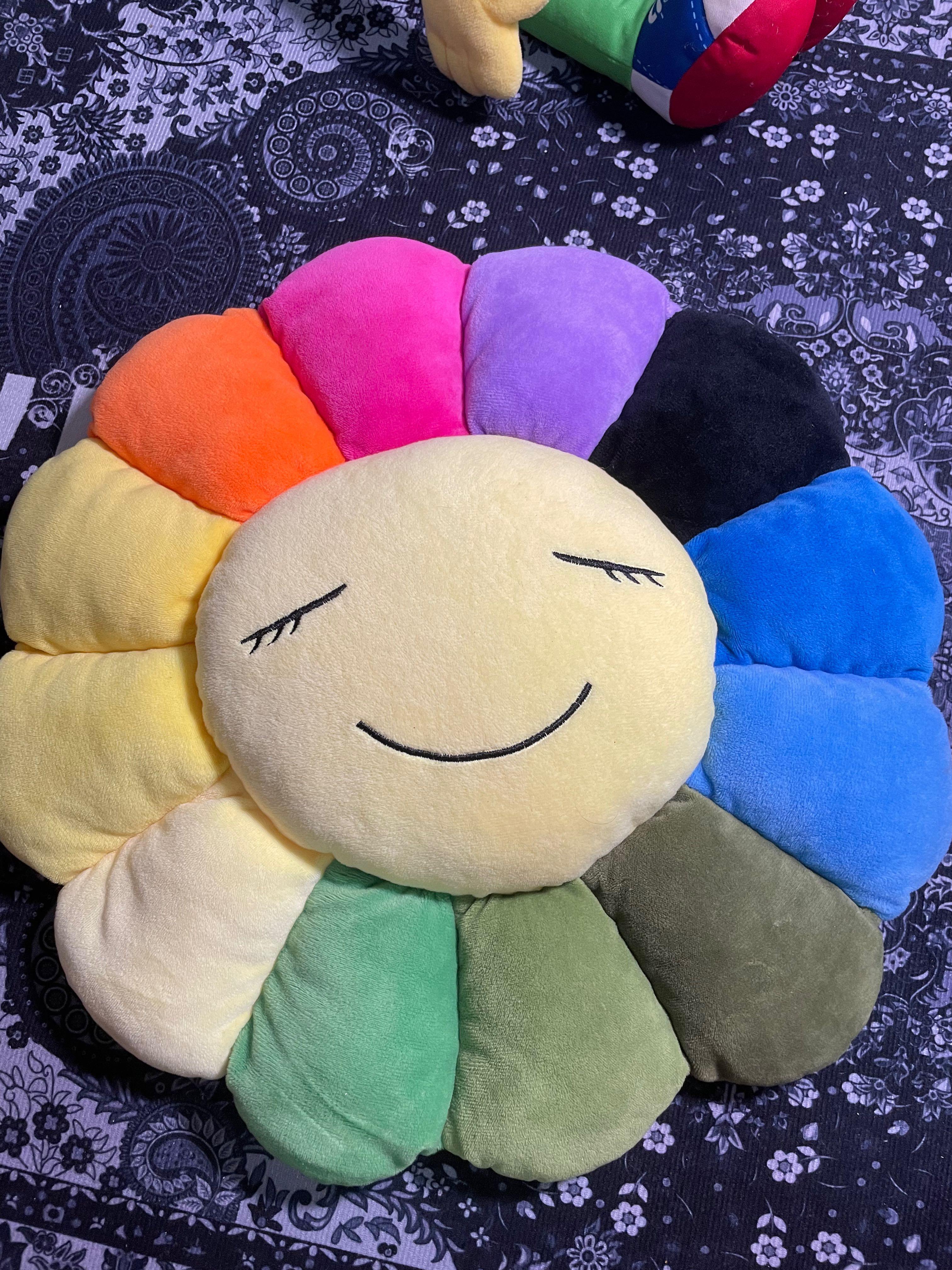 Takashi Murakami Sunflower plush pillow prototype, Hobbies & Toys,  Stationary & Craft, Handmade Craft on Carousell