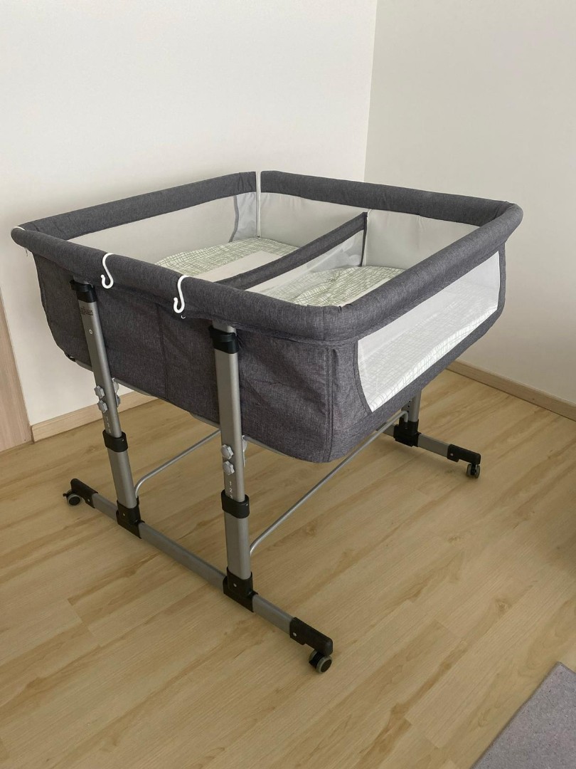 Twins baby cot, Babies & Kids, Baby Nursery & Kids Furniture, Cots & Cribs on Carousell