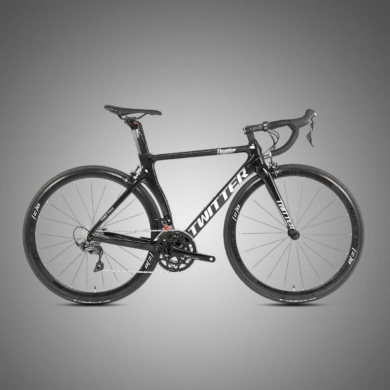Twitter Carbon Fiber Road Bike, Sports Equipment, Bicycles & Parts