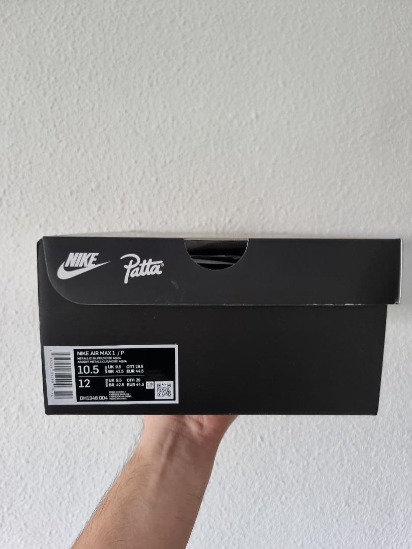 Us10.5 Patta Nike Air Max 1 Noise Aqua, Men's Fashion, Footwear, Sneakers  on Carousell