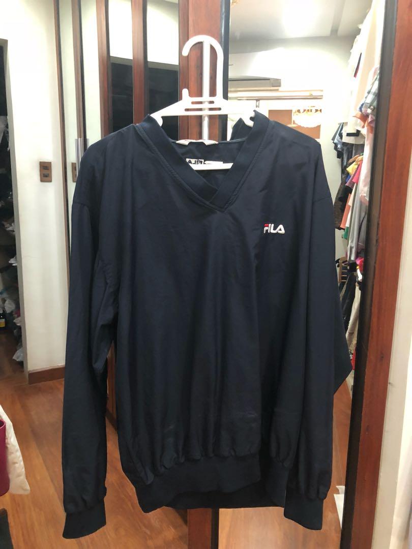 Vintage Fila v-neck top (Category: Activewear) located in San Juan City. Submitted by tappytap2 (Listing ID 1123971327, Image 1). Description: Original Fila v-neck top - vintage - sporty look - Pinterest aesthetic vibes - fits XS - M.