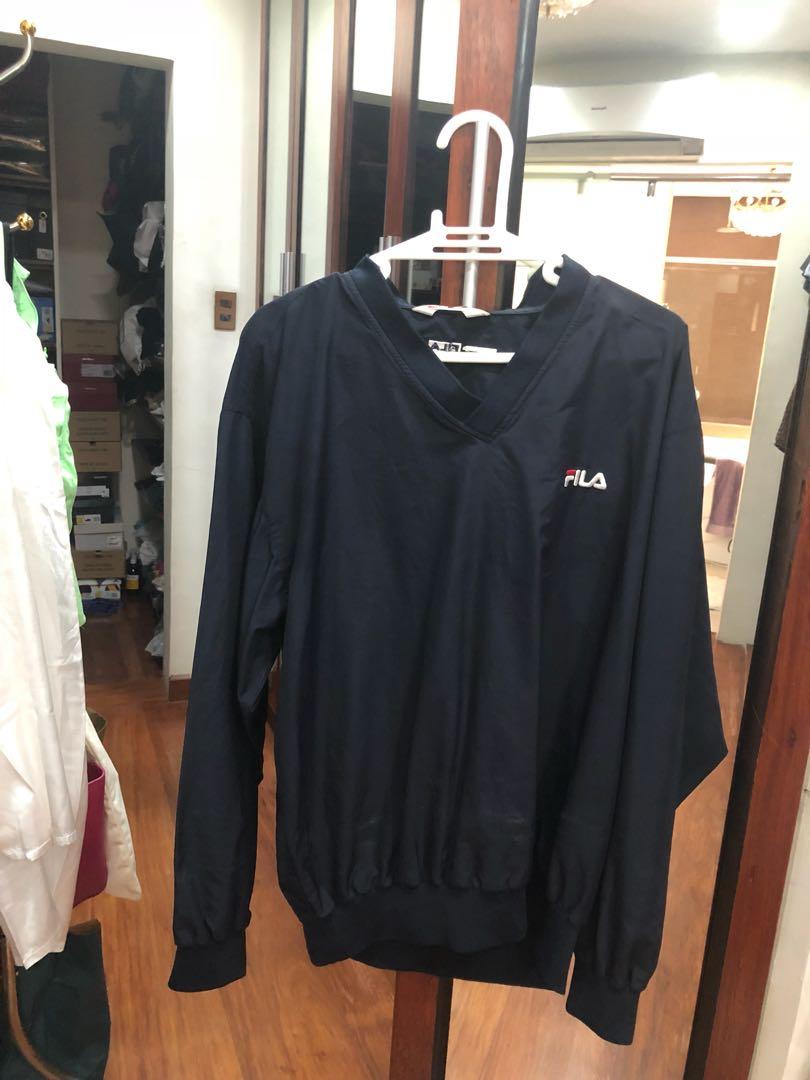 Vintage Fila v-neck top (Category: Activewear) located in San Juan City. Submitted by tappytap2 (Listing ID 1123971327, Image 2). Description: Original Fila v-neck top - vintage - sporty look - Pinterest aesthetic vibes - fits XS - M.