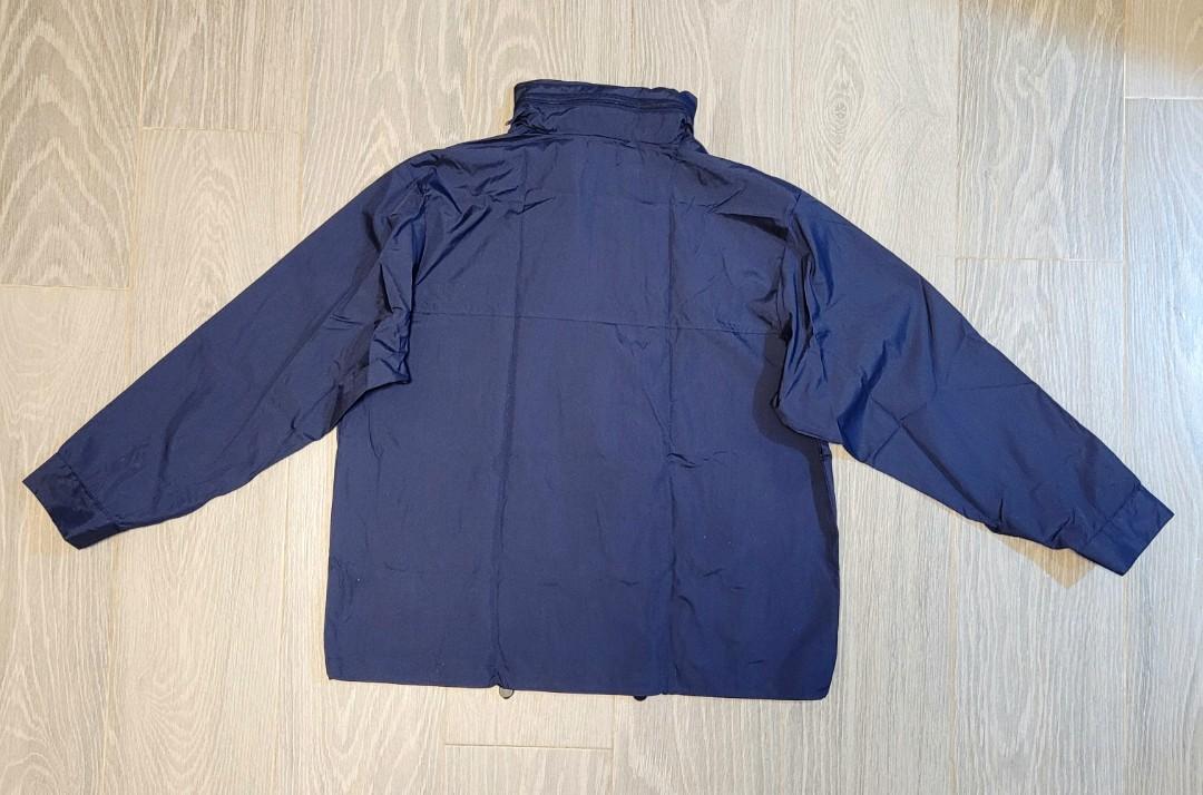 Vintage Sherpo Dark Blue Jacket 90s 復古深藍外套連帽可收納90s年代