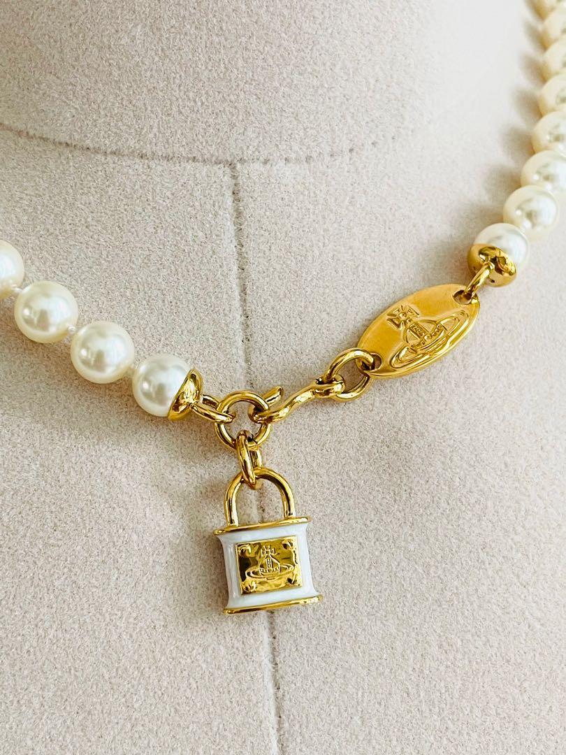 Vivienne westwood lock necklace best sale