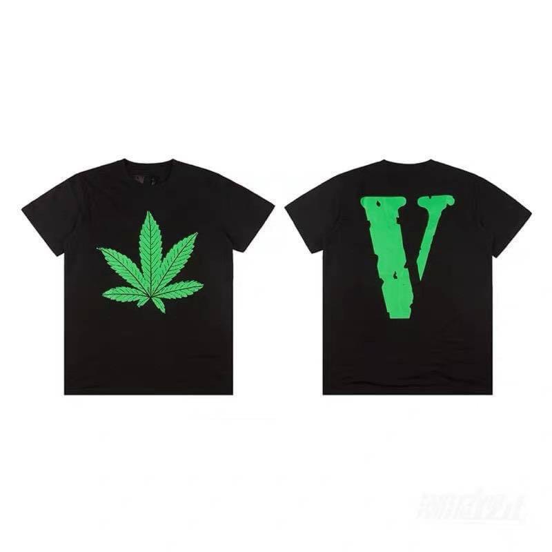 Vlone 420 Weed Tee 大麻葉, 男裝, 上身及套裝, T-shirt、恤衫、有領衫