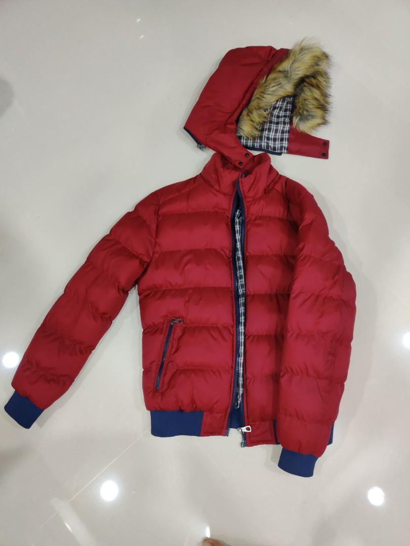JOSEPH RED DUCK Feather Down Quilted Puffer Jacket UK SIZE 14 Hooded Winter  Coat £89.00 - PicClick UK