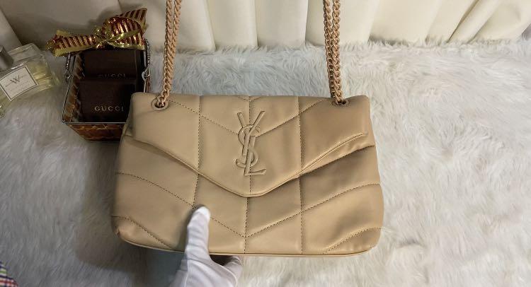 Ysl beige neutral shoulder bag from japan (Category: Luxury Bags & Wallets) located in Mandaluyong City. Submitted by japanandsingaporeluxepreloved (Listing ID 1123934815, Image 1). Description: .