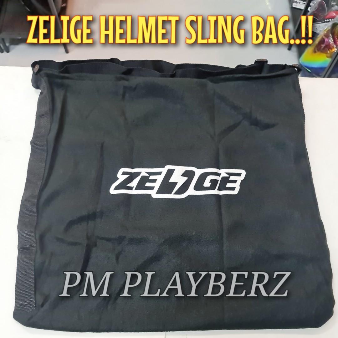 ZELIGE HELMET SLING BAG..!! (Category: Motorcycle Accessories) located in Singapore. Submitted by playberzmotosport (Listing ID 1124093216, Image 2). Description: ZELIGE HELMET SLING BAG..!! *ABLE TO FIT 1 FULLFACE OR OPEN FACE HELMET AND 1 RAINCOAT..😊👍!! *EASY TO CARRY EVEN WHEN YOU ARE RIDING OR SHOPPING..😁👍!! *SIDE POCKET *SELF COLLECT AT OUR SHOP: PLAYBERZ MOTOSPORT ADD: TOH GUAN CENTRE #06-11 21, TOH GUAN ROAD EAST (S608609) TIME: OPEN D