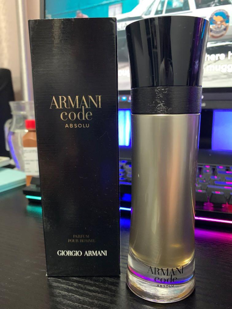 Armani code for men sale sales